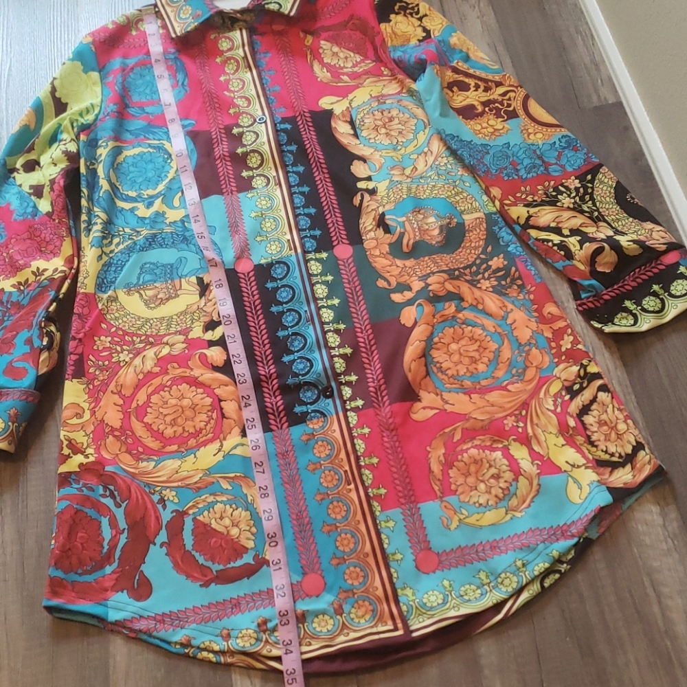 Colorful shirt dress - Picture 5 of 7